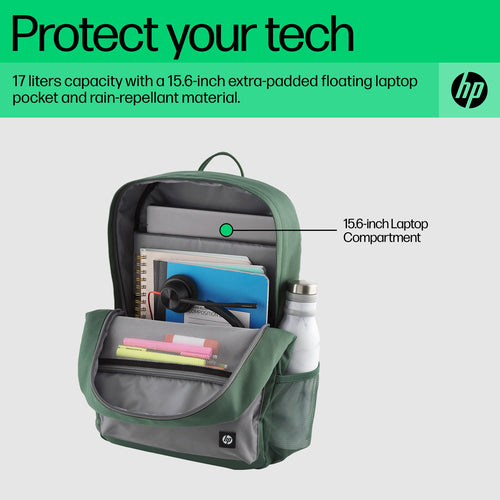 HP Campus Green Backpack HP Campus Green Backpack